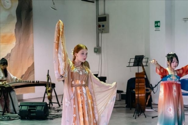 交流活動現(xiàn)場。 中國駐意大利使館供圖