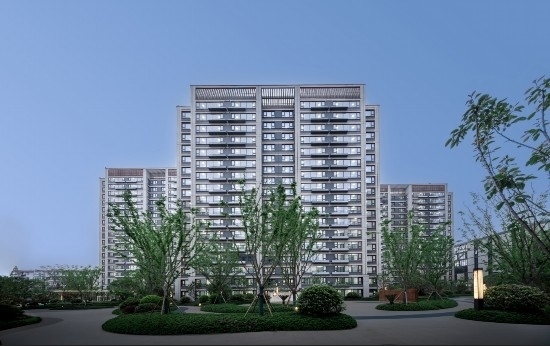 圖為改造后的中鐵臻庭小區(qū)整體外觀。王碩敏 攝