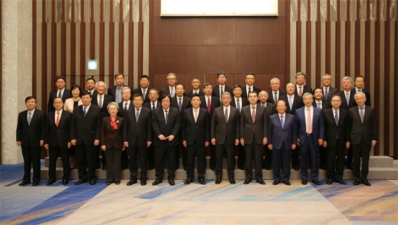 開幕式前中日主要與會嘉賓合影。主辦方供圖
