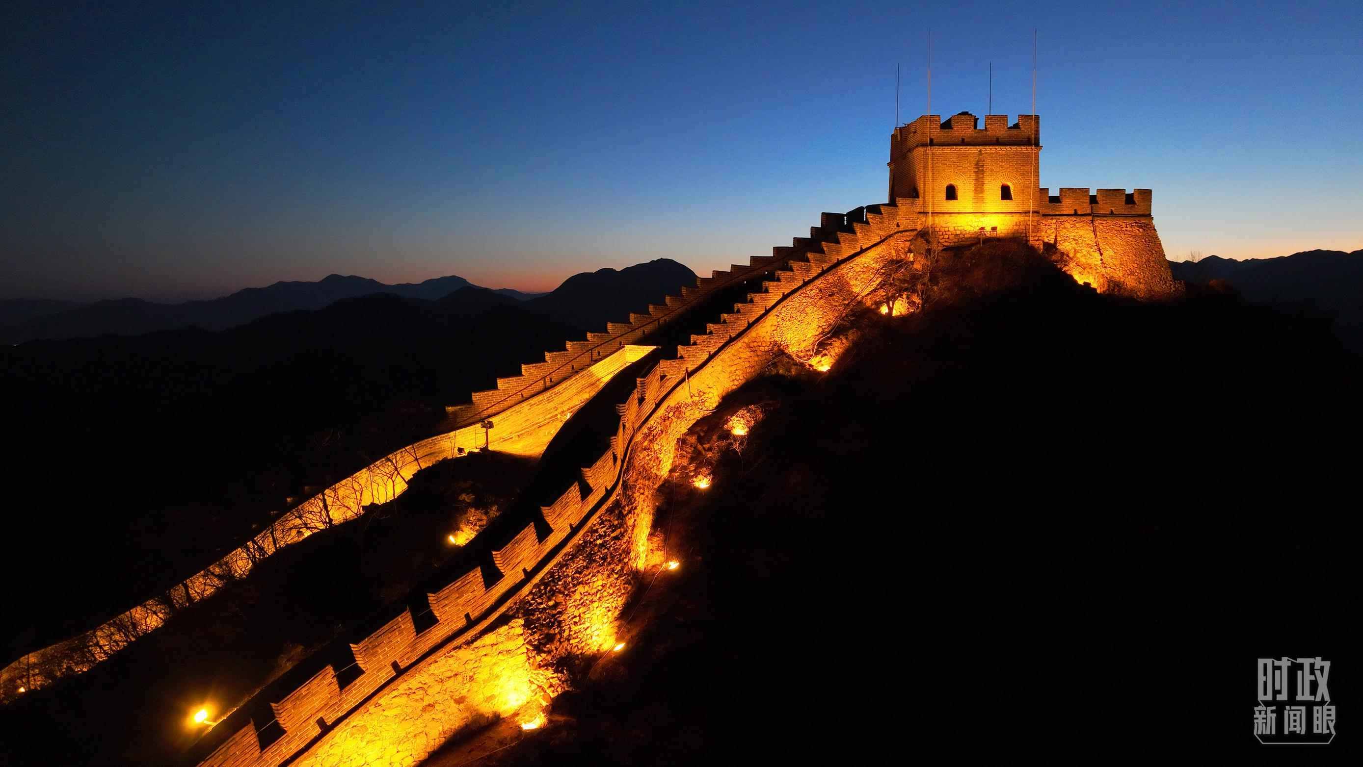 △北京居庸關長城。（總臺央視記者范凱拍攝）