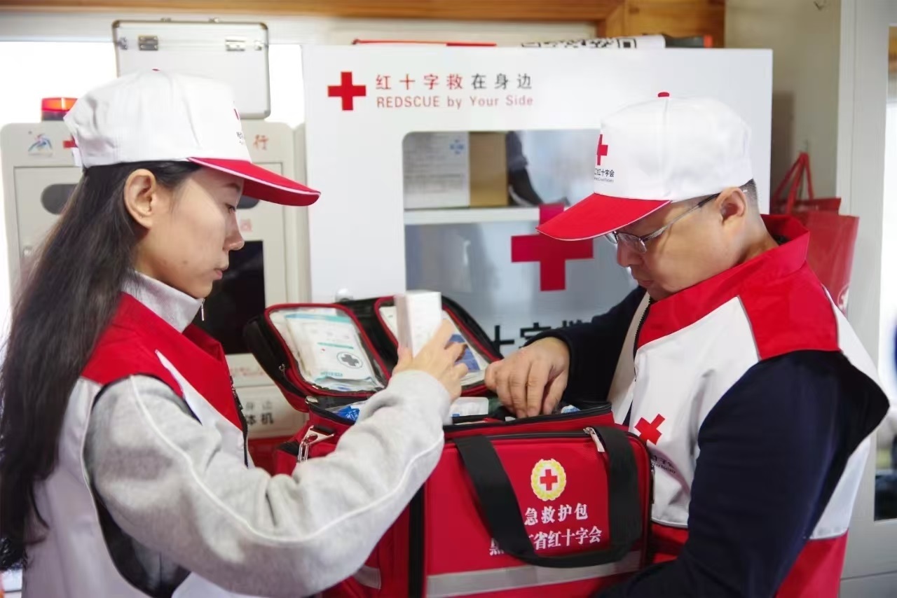 應急救援志愿者培訓現(xiàn)場。 中國紅十字會總會供圖