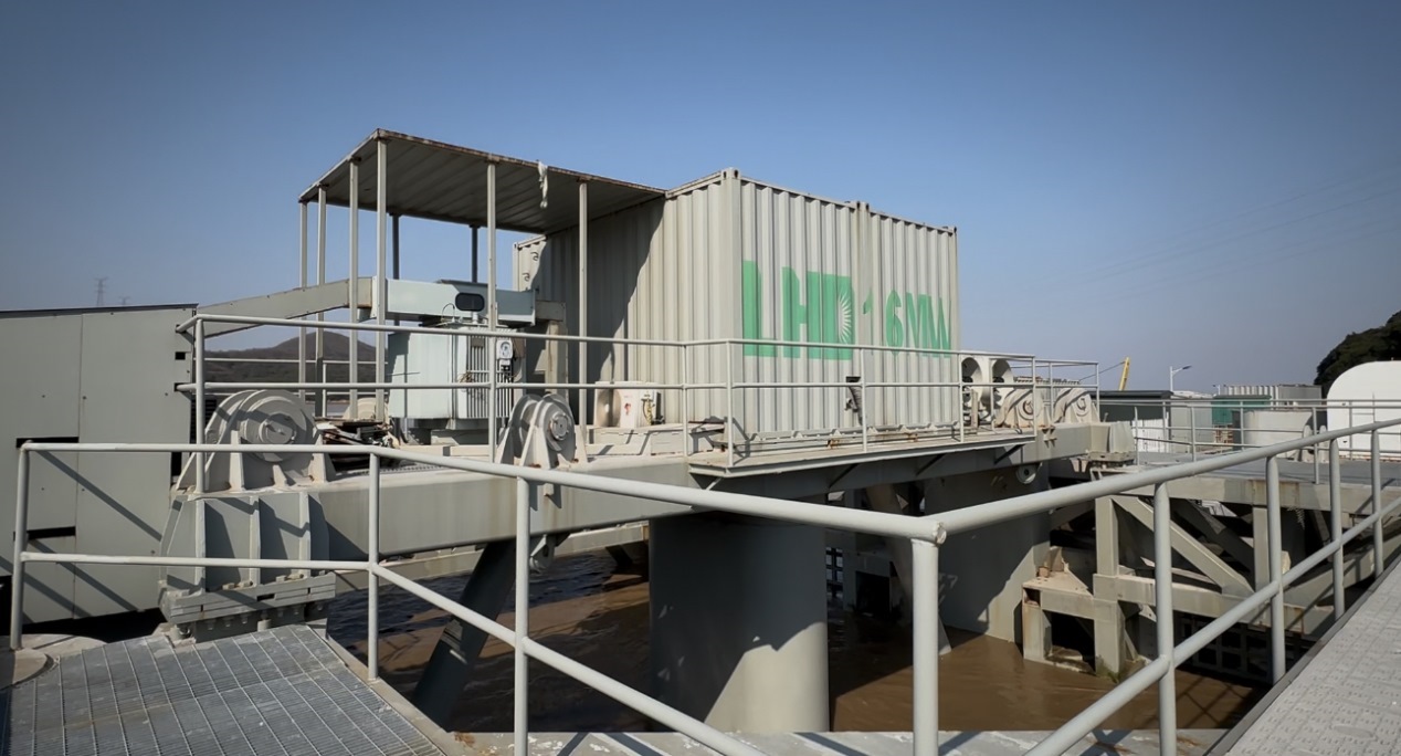 LHD潮流能發(fā)電站。人民網(wǎng)記者 王紹紹攝