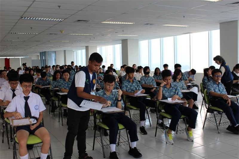 考試現(xiàn)場(chǎng)。印尼雅加達(dá)華文教育協(xié)調(diào)機(jī)構(gòu)供圖