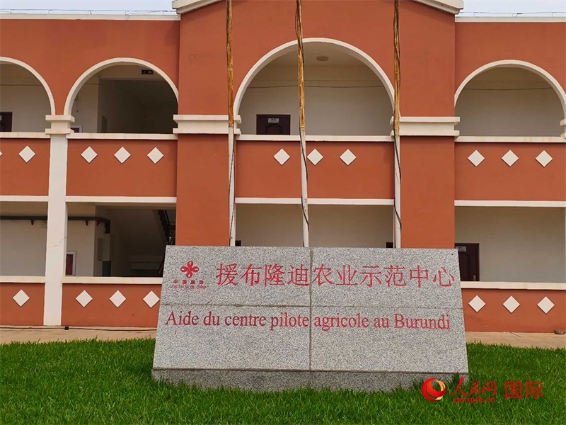 援布隆迪農(nóng)業(yè)示范中心。人民網(wǎng)記者 黃培昭攝