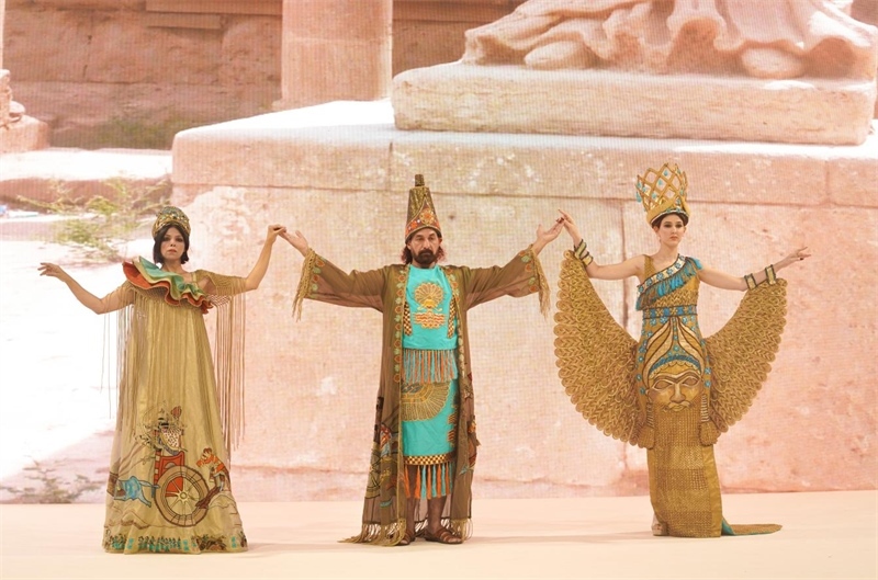 伊拉克時(shí)尚館去年9月舉辦的時(shí)裝展一景。伊拉克時(shí)尚館供圖