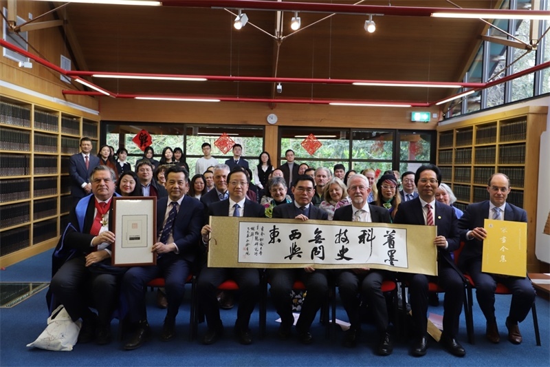 《宋畫全集》亮相劍橋大學李約瑟研究所。主辦方供圖