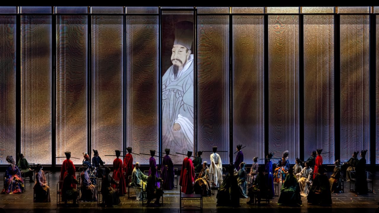 《蘇堤春曉》演出現(xiàn)場(chǎng)。國(guó)家話劇院供圖