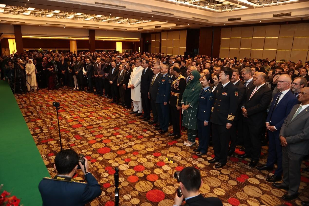 招待會現(xiàn)場。巴基斯坦駐華大使館供圖