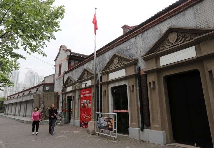 這是2018年5月1日拍攝的中國(guó)勞動(dòng)組合書(shū)記部舊址陳列館外景。新華社記者 劉穎 攝