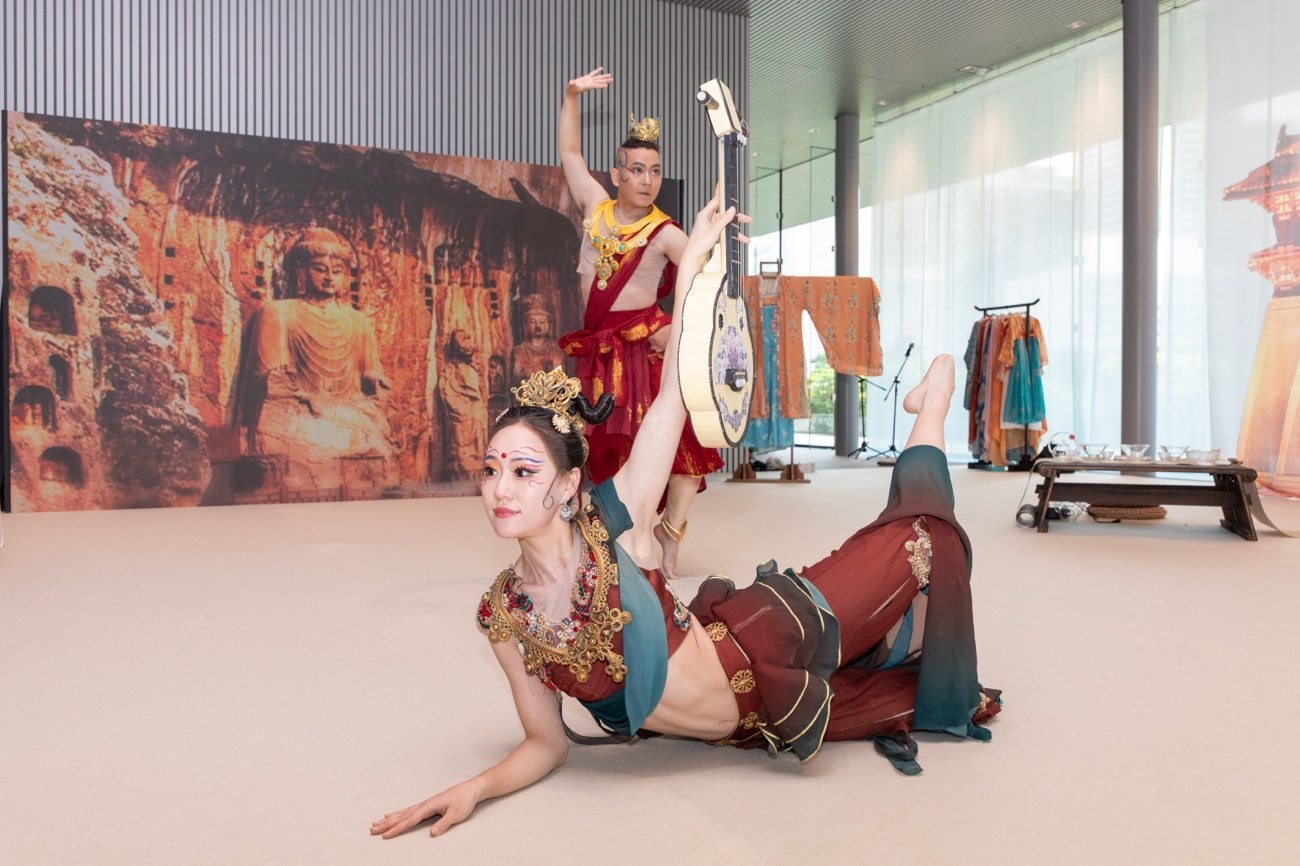 《龍門金剛》舞蹈。中國駐大阪旅游辦事處供圖