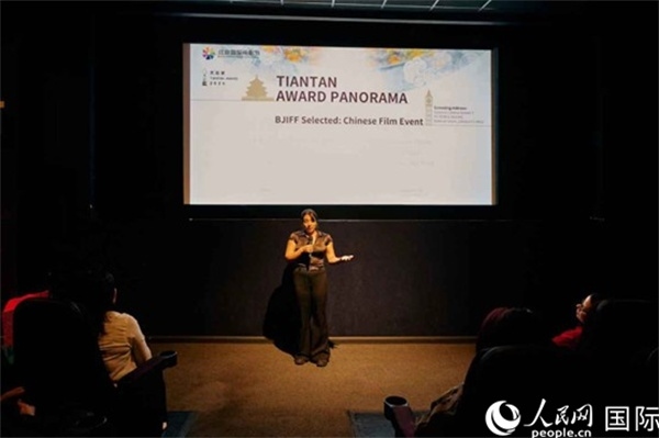 天壇映像全球巡展·倫敦站放映現(xiàn)場(chǎng)。楊浩鵬攝