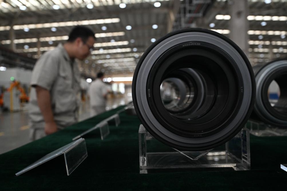 這是洛陽軸承集團股份有限公司生產的軸承產品。新華社記者 李嘉南 攝