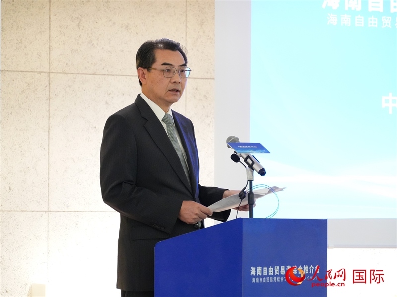 中國駐日本大使吳江浩致辭。人民網(wǎng) 許可攝